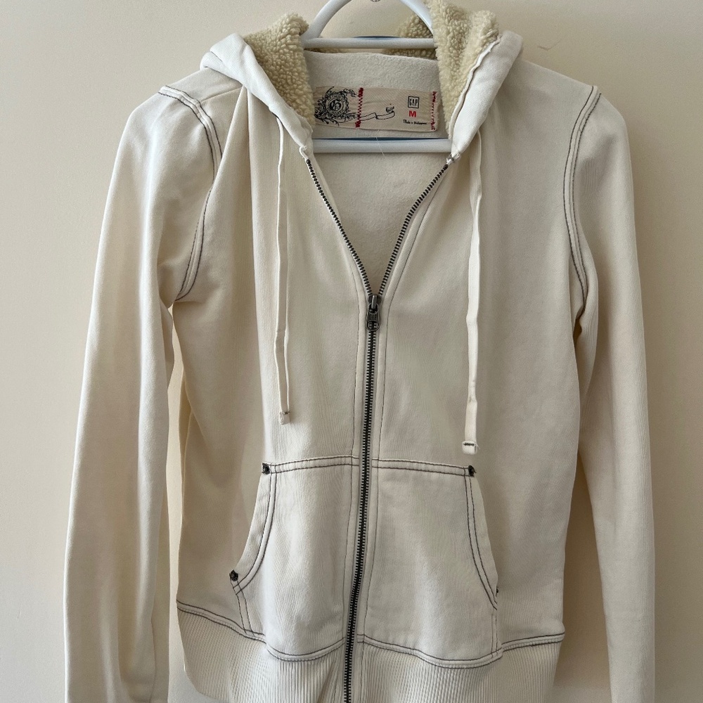 Gap Jacket with Shearling Lined Hood